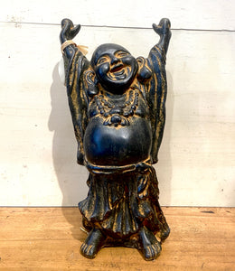 Medium Bronze Happy Buddha