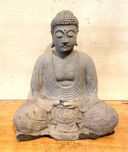Large Stone Sitting Buddha