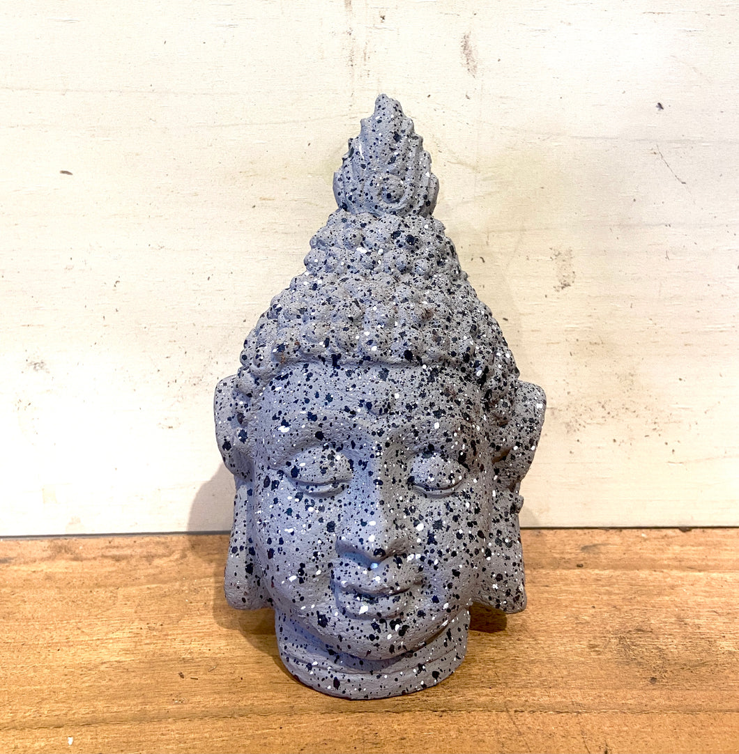 Small Speckled Stone Buddha Head