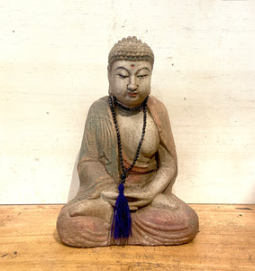 Small Wooden Sitting Buddha