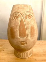 Load image into Gallery viewer, Face Terracotta Ceramic Vase III