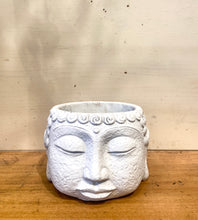 Load image into Gallery viewer, Large Ceramic Buddha Head Mudball Container
