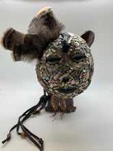 Load image into Gallery viewer, Masked Dog Series- One of a Kind Abalone Masked Pre-Columbian Protection Dog